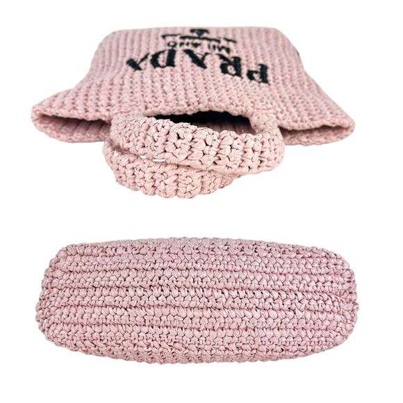 Prada Raffia Small Tote Bag - Picture 4 of 8